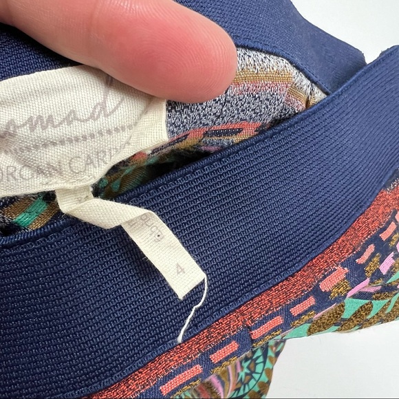 Anthropologie Nomad Morgan Carper Mini Skirt Multi-color Multi Pattern Size 4 - Picture 2 of 8